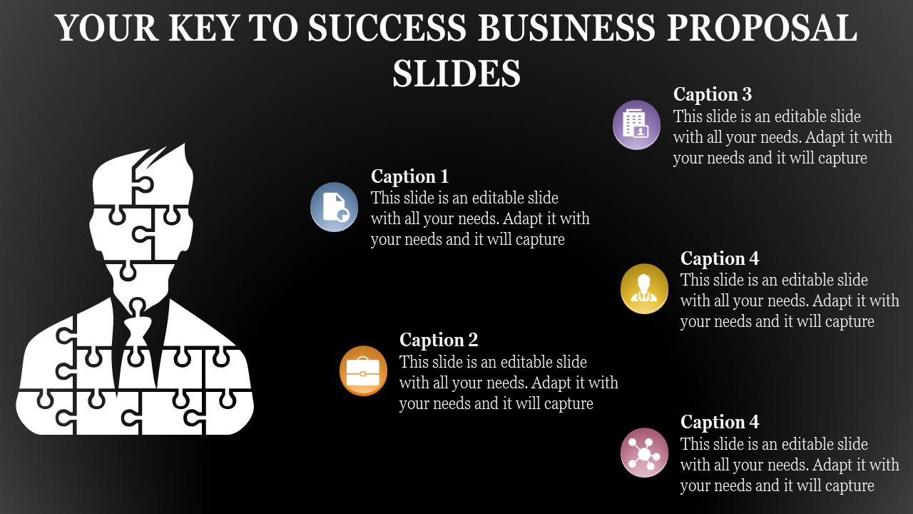 Free - Get Business Proposal Slides PPT With Dark Background